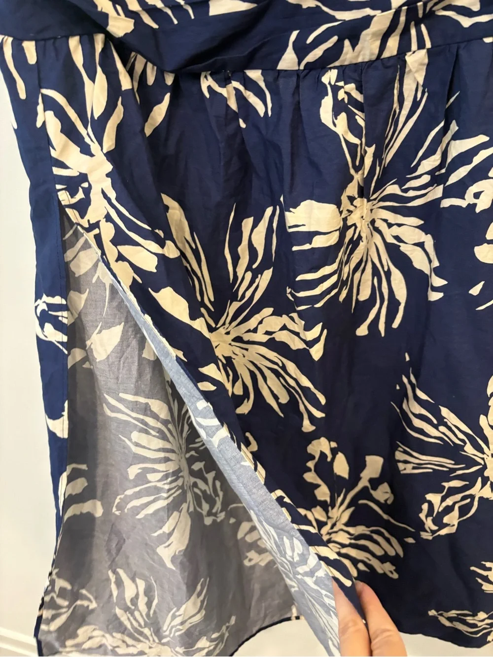 Zara XS cotton maxi skirt